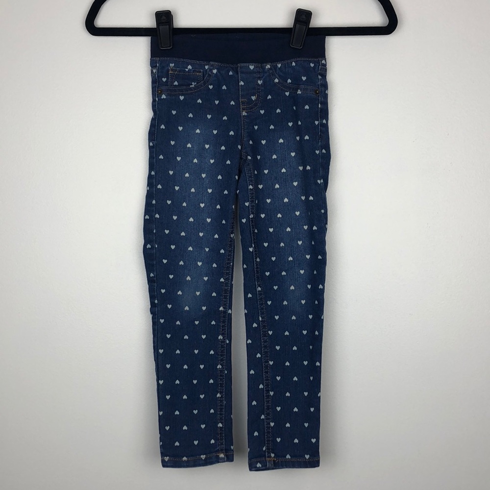 Cat & Jack l Denim Heart Print Jeans